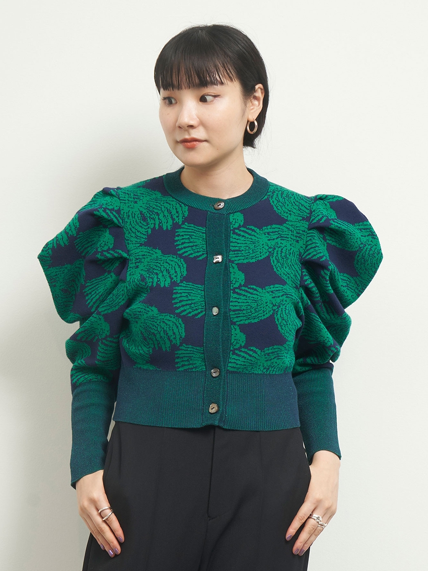 ジャガードニットカーディガン(カーディガン)|トップス│styling ジャガードニットカーディガン(カーディガン)|トップス│styling
