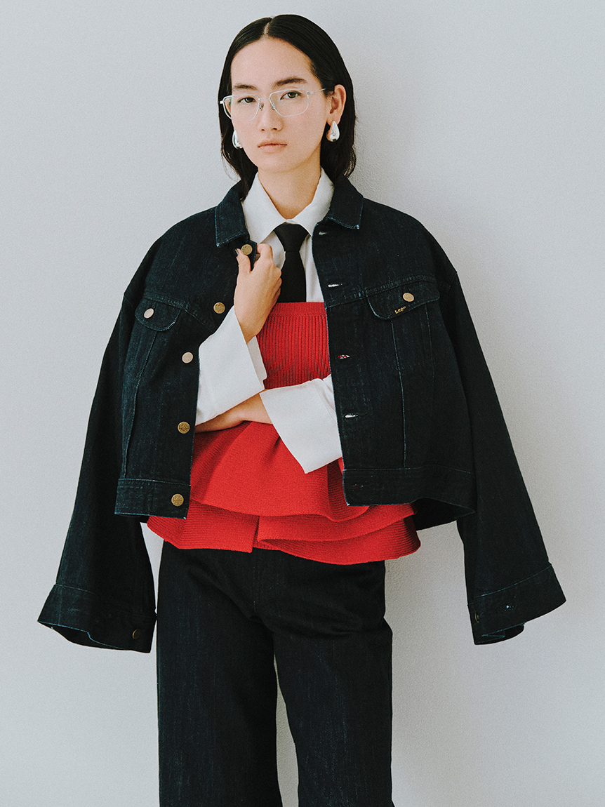 styling/スタイリング ラッフルニットベアトップ ラッフルニットベアトップ(ニット/カーディガン)｜トップス