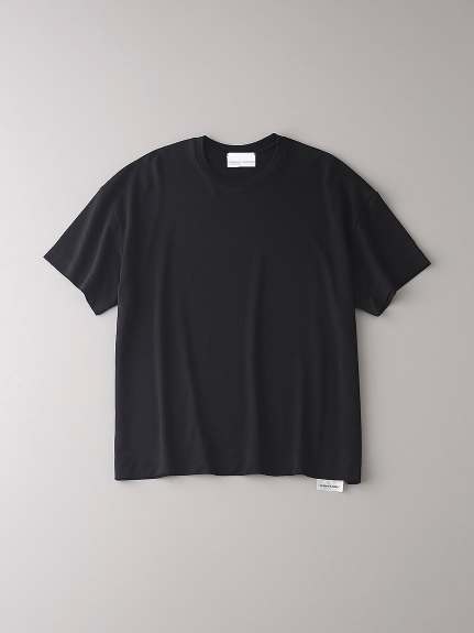 ドロップショルダー クルーネックTシャツ【メンズ】(BLK-0)