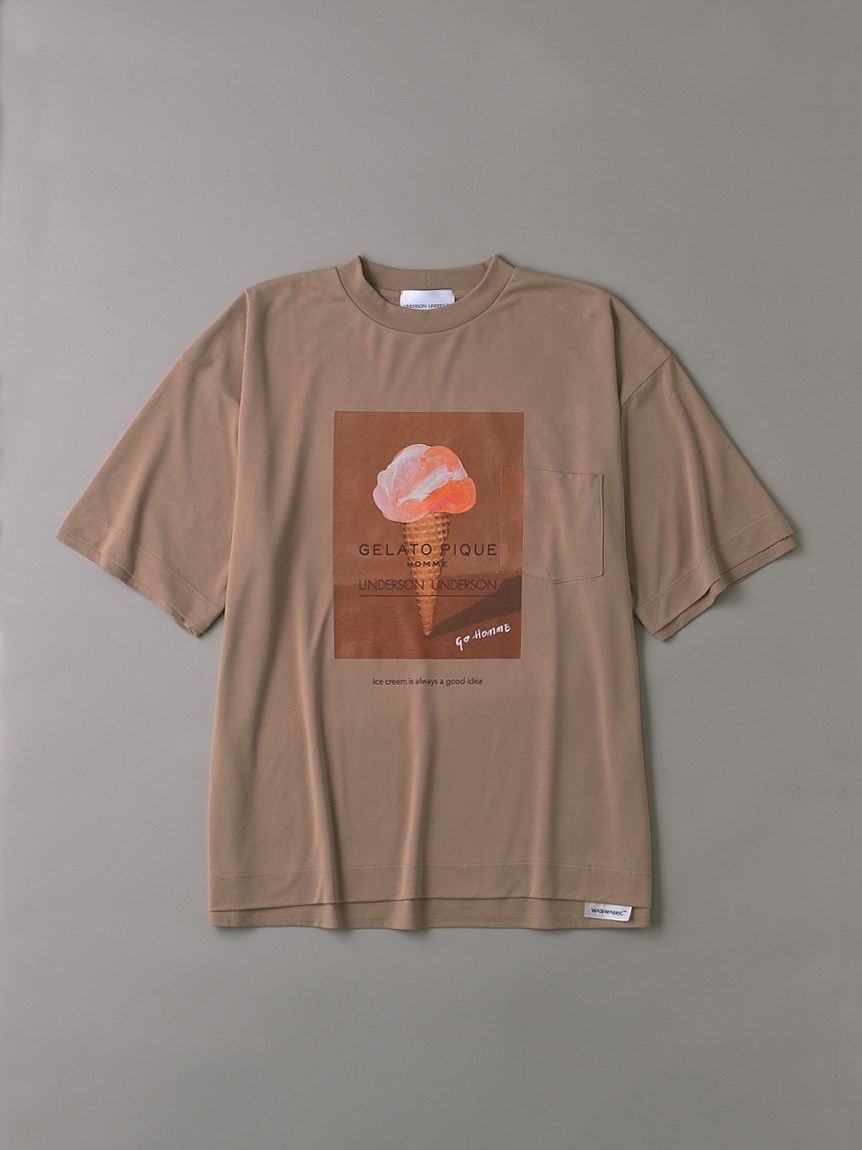 UNDERSON UNDERSON × GELATO PIQUE HOMME コラボメンズTシャツ(PBEG-1)