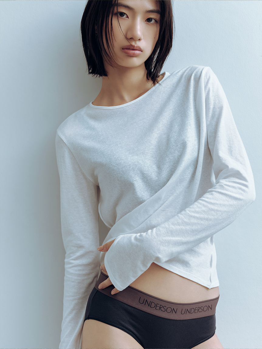 WASHIエアリーロングTシャツ(Tシャツ)｜UNDERSON UNDERSON