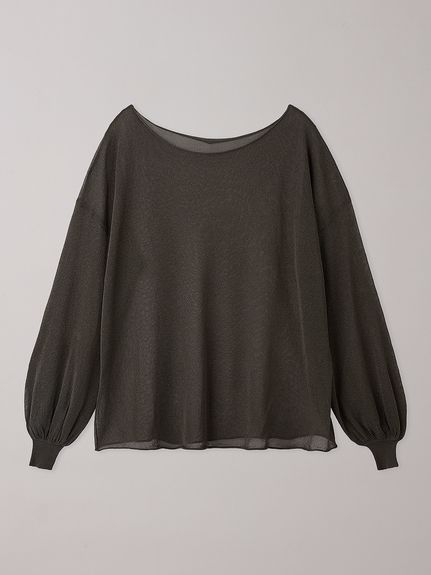 【激安通販 オンラインショップ】 大草直子×UNDERSON UNDERSON】ボリュームシアーニット(ニット トップス