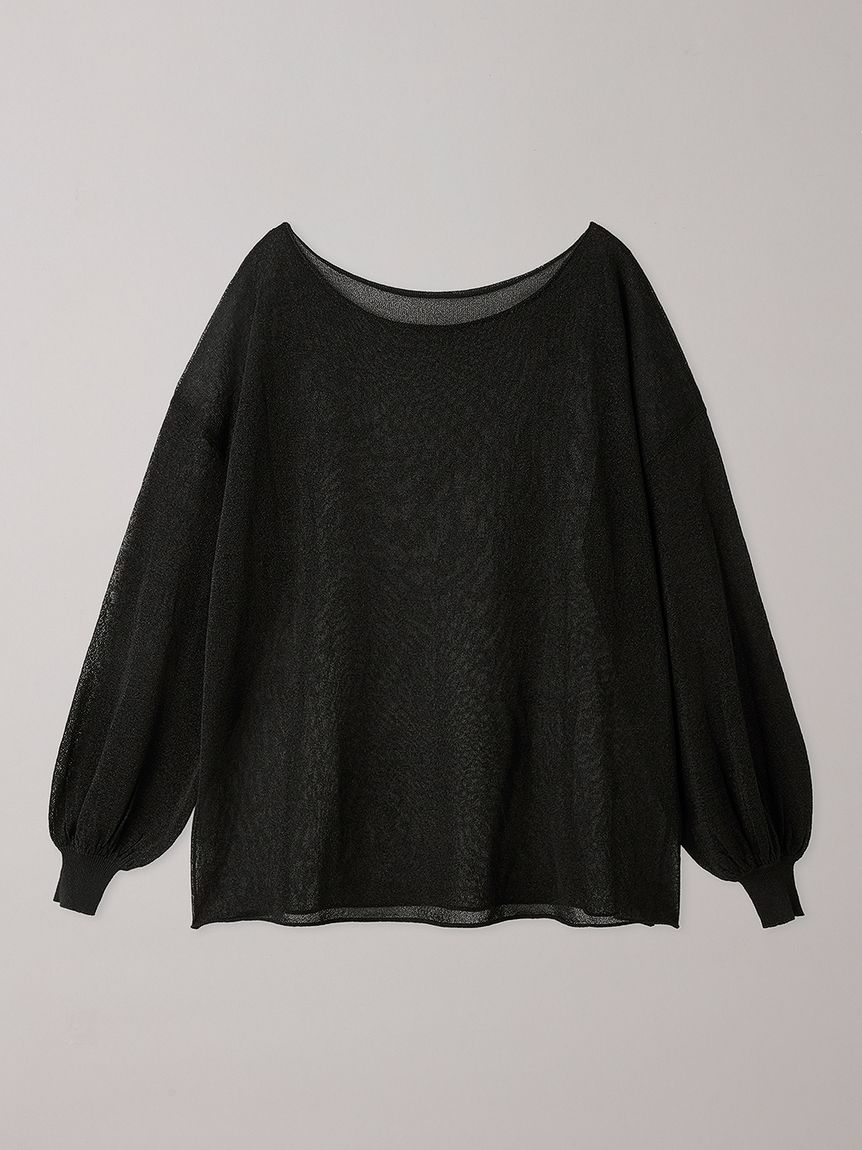 新品・未使用！【大草直子×UNDERSON UNDERSON】シアーニット 大草直子×UNDERSON UNDERSON】ボリュームシアーニット(ニット
