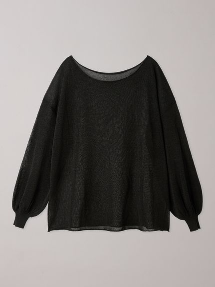 新品・未使用！【大草直子×UNDERSON UNDERSON】シアーニット 大草直子×UNDERSON UNDERSON】ボリュームシアーニット(ニット