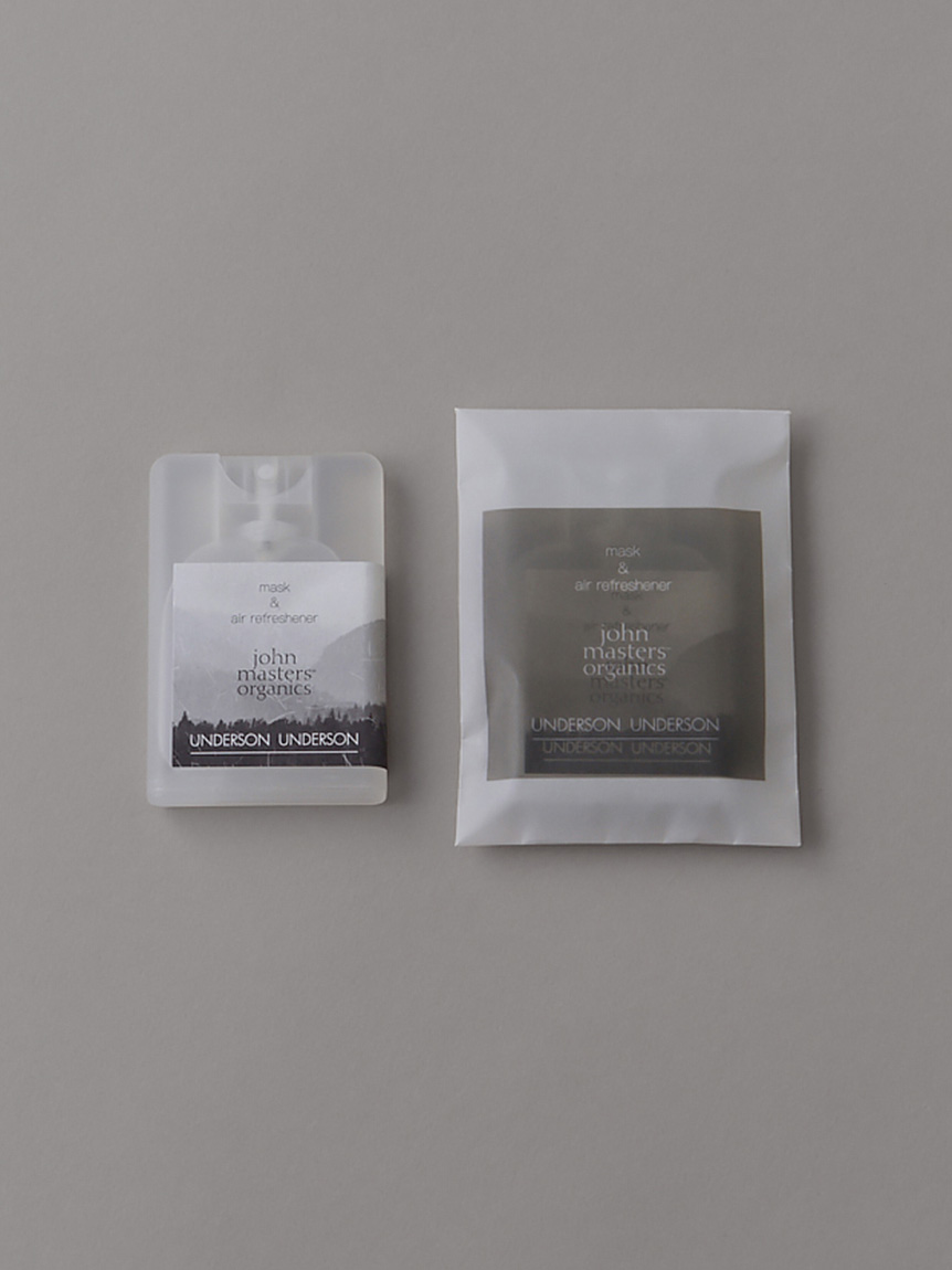 john master organics × UNDERSON UNDERSON マスク&エア リフレッシュ