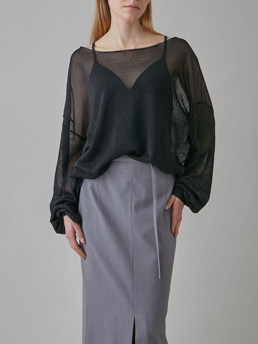 新品・未使用！【大草直子×UNDERSON UNDERSON】シアーニット UNDERSON ニット セーター 「大草直子×UNDERSON UNDERSON