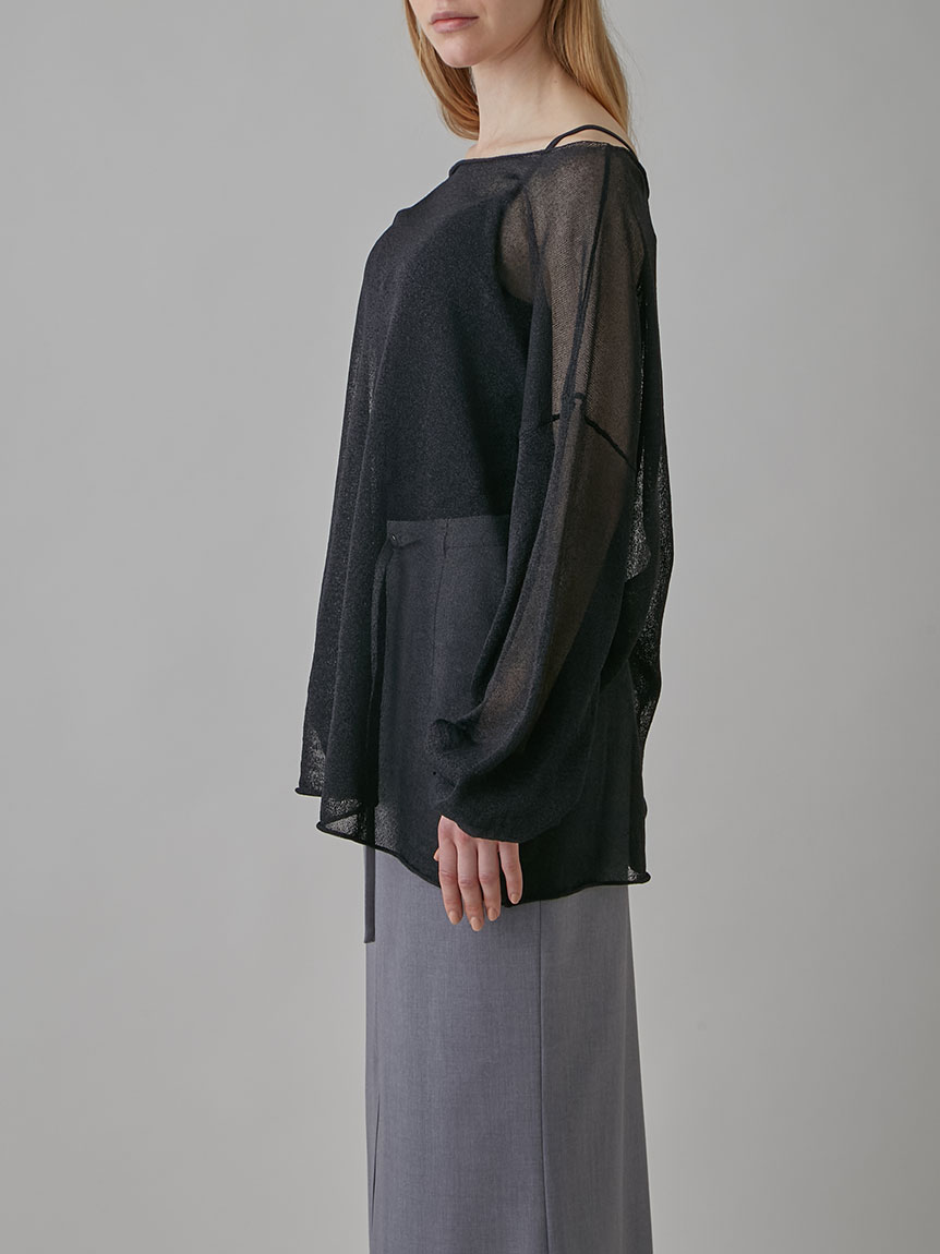 新品・未使用！【大草直子×UNDERSON UNDERSON】シアーニット 大草直子×UNDERSON UNDERSON】ボリュームシアーニット(ニット